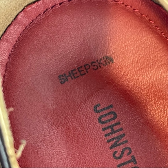 Johnston & Murphy Brown Leather Saddle Brogue Derby Mens Size 13 M - Picture 14 of 15